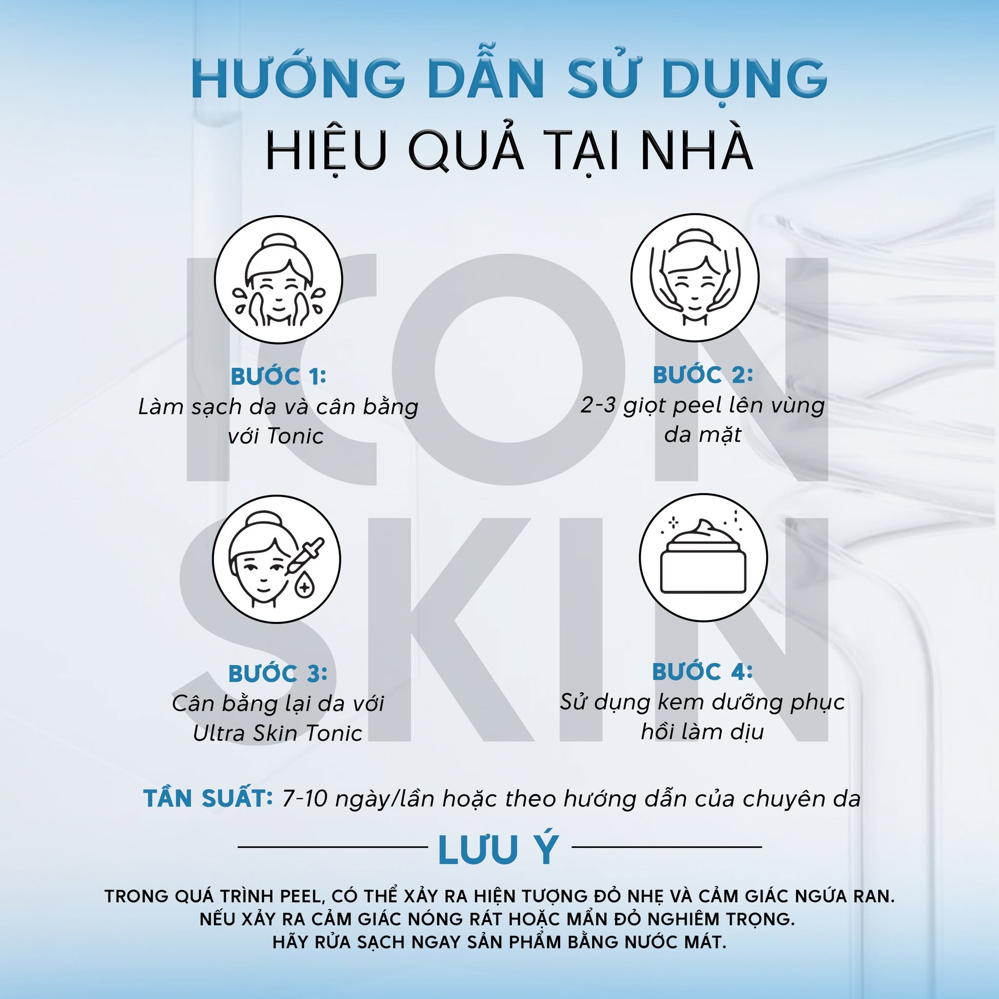 Peel da không bong cho da dầu, da hỗn hợp Icon Skin 18% Anti-Acne Peel System