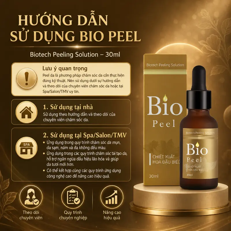 Peel da sinh học sáng da mờ thâm nám Bio Peel Mediworld