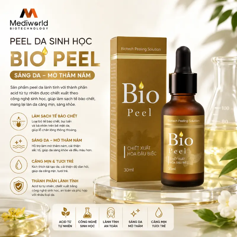 Peel da sinh học sáng da mờ thâm nám Bio Peel Mediworld