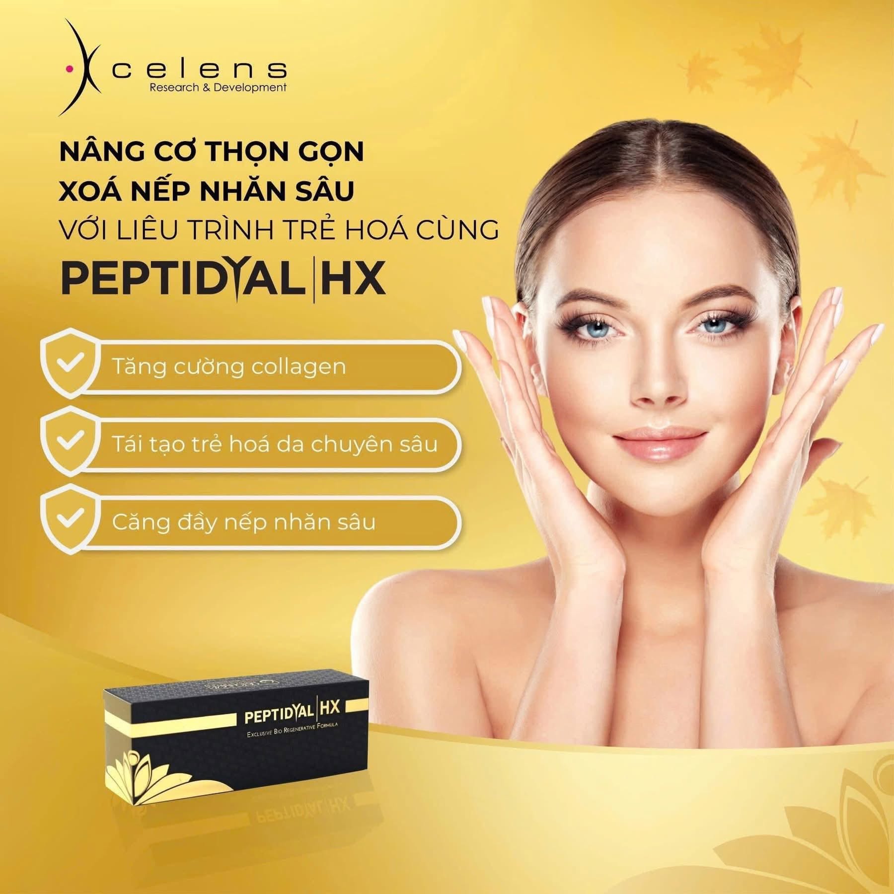Peptidyal HX – Skin Booster xóa nhăn, nâng cơ thon gọn
