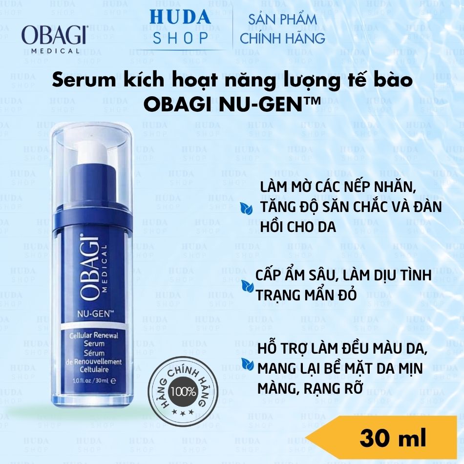 Serum Trẻ Hóa Da Cấp Độ Tế Bào Obagi NU-GEN™ Cellular Renewal Serum