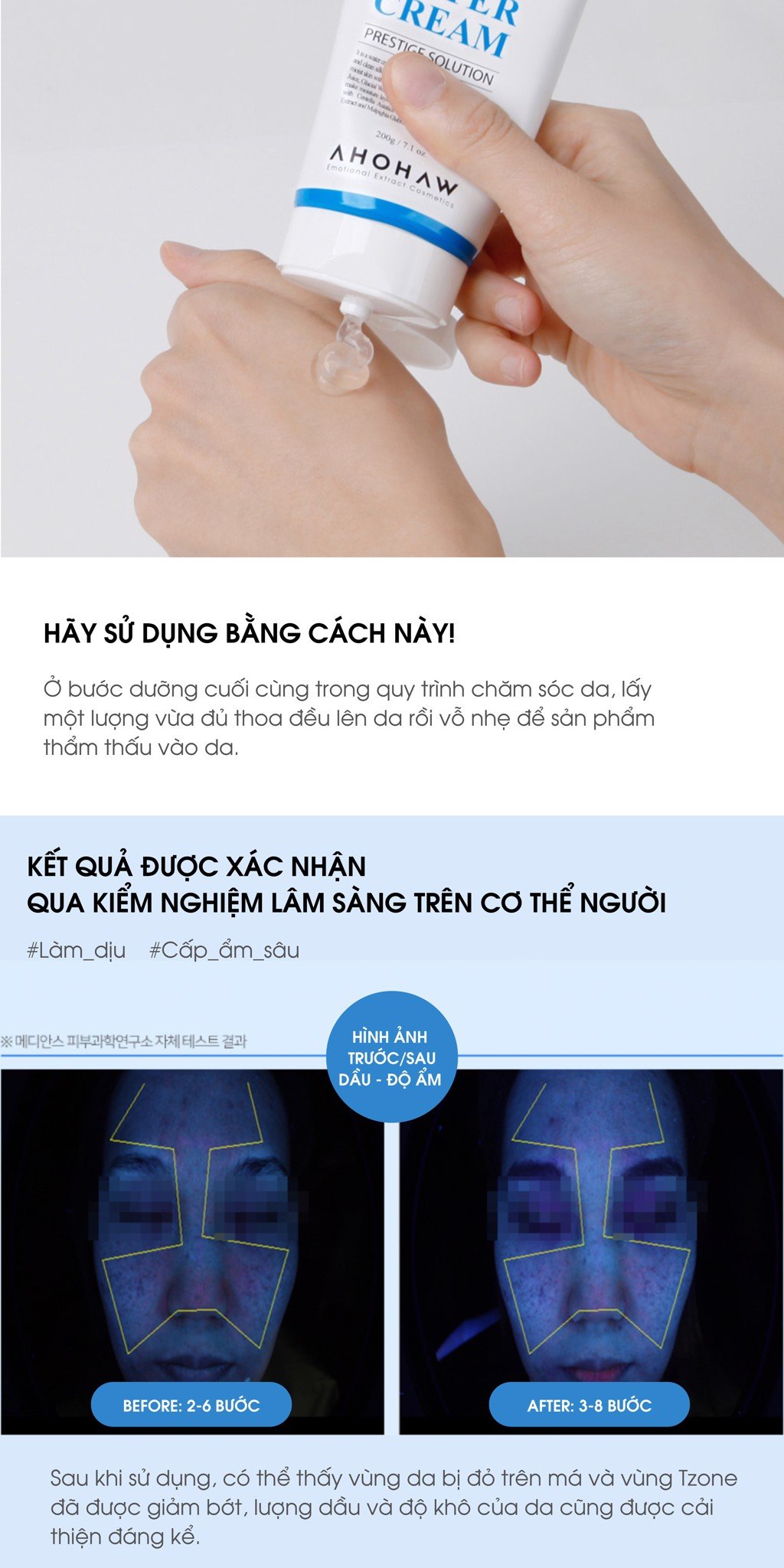 Shinning Ceramide Water Cream - Kem Dưỡng Siêu Cấp Nước & Phục Hồi Hàng Rào Bảo Vệ Da - 80gr/200gr