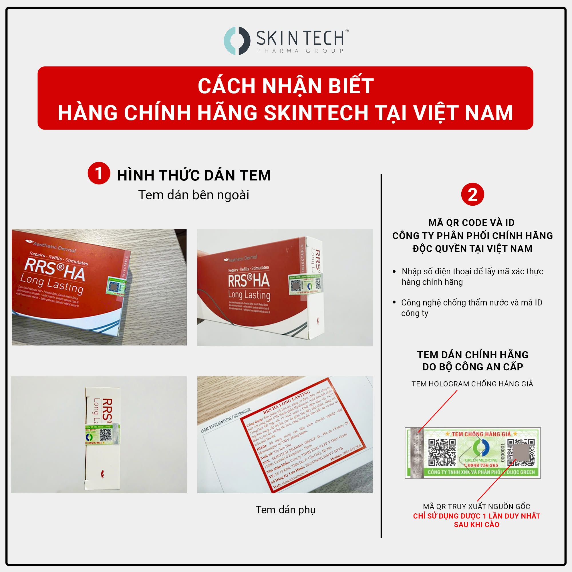 SkinTech RRS HA Long Lasting – Hoạt Chất HA Liên Kết Chéo Nâng Cơ Và Trẻ Hóa Da