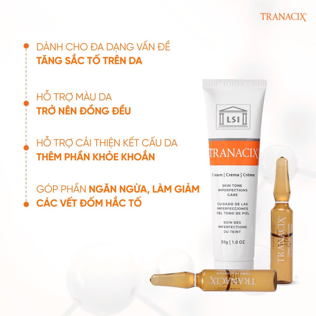 Tinh Chất Meso Hỗ Trợ Mờ Nám, Cải Thiện Sắc Tố Da Tranacix 10% 2ml Chính Hãng
