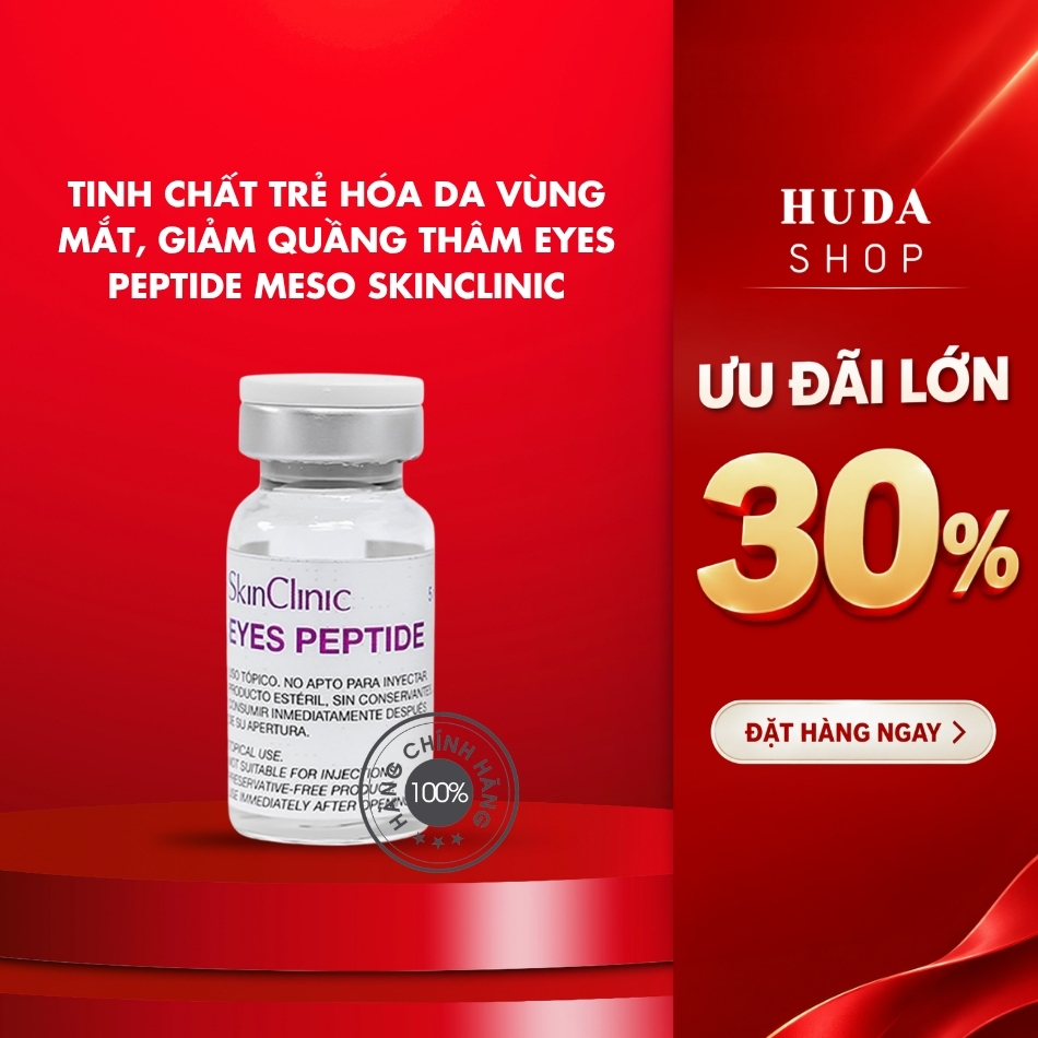 TINH CHẤT TRẺ HÓA DA VÙNG MẮT, GIẢM QUẦNG THÂM EYES PEPTIDE MESO SKINCLINIC