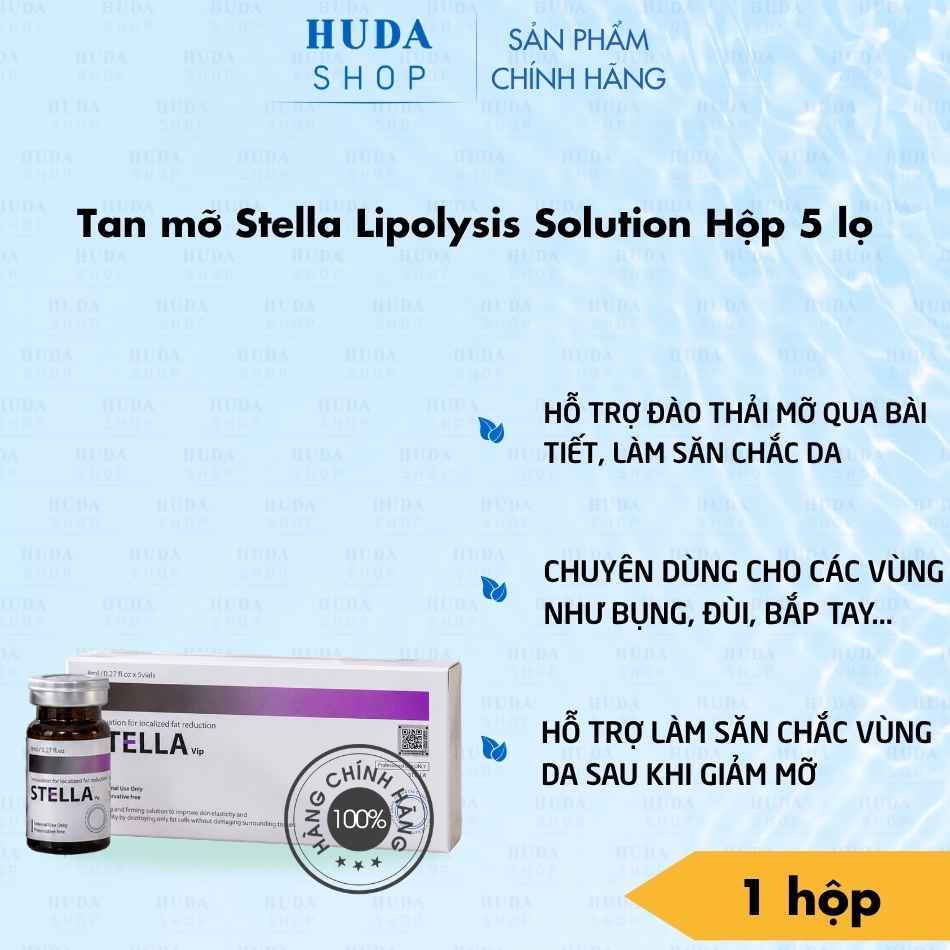 Tan mỡ Stella Lipolysis Solution Hộp 5 lọ