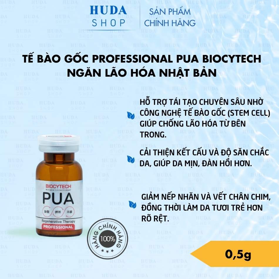 Tế bào gốc Professional Pua Biocytech ngăn lão hóa Nhật Bản