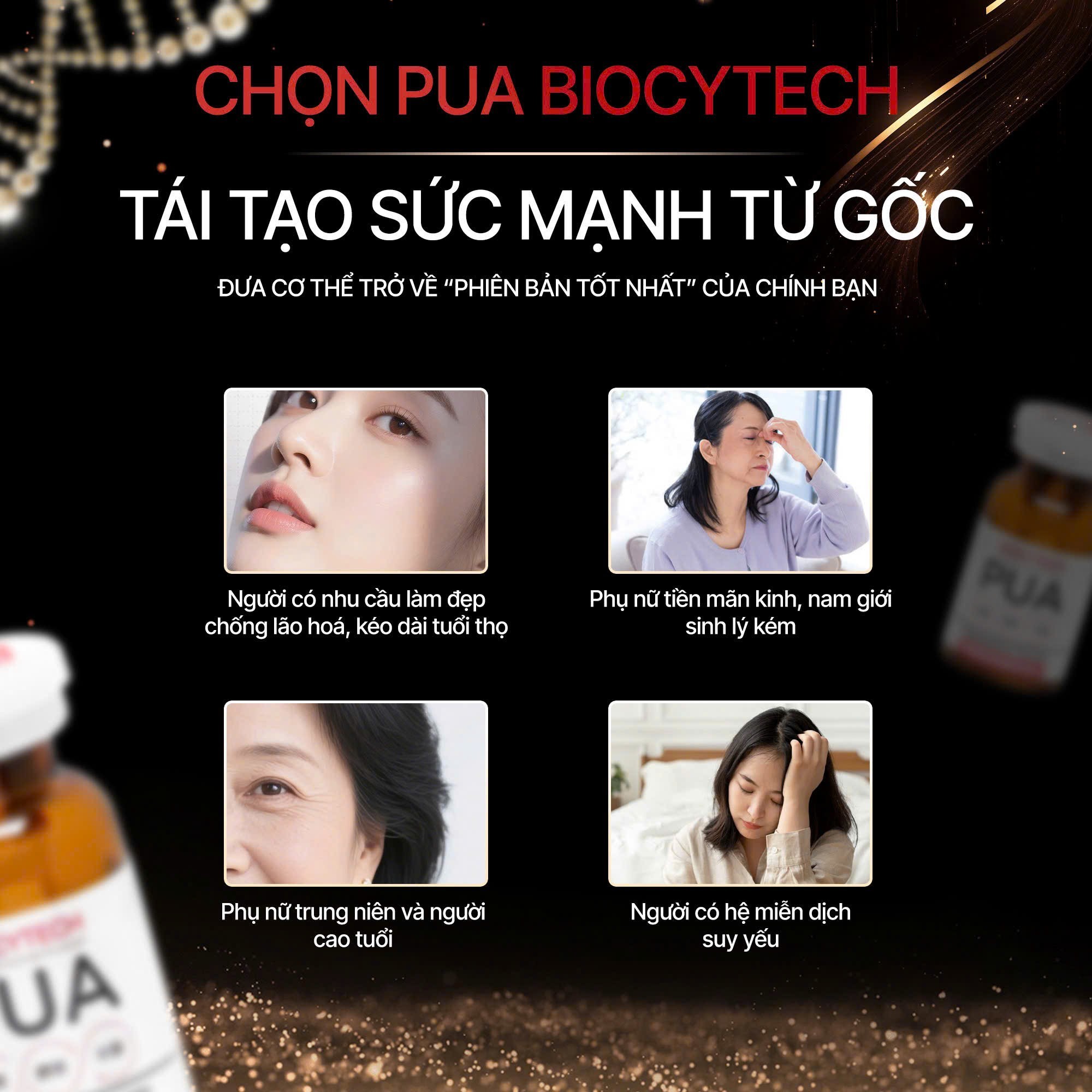 Tế bào gốc Professional Pua Biocytech ngăn lão hóa Nhật Bản