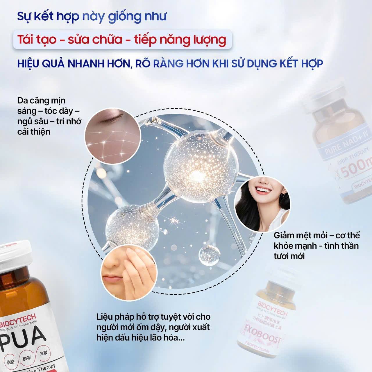 Tế bào gốc Professional Pua Biocytech ngăn lão hóa Nhật Bản