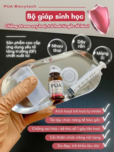 Tế bào gốc Professional Pua Biocytech ngăn lão hóa Nhật Bản