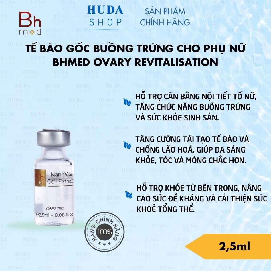 Tế bào gốc buồng trứng cho phụ nữ Bhmed OVARY Revitalisation