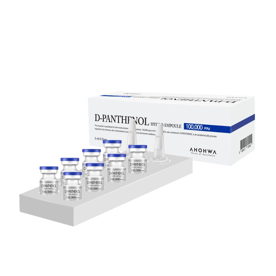 Tế bào gốc kháng viêm phục hồi tái tạo da nhạy cảm sau xâm lấn Ahohwa D-Panthenol Hydro Ampoule