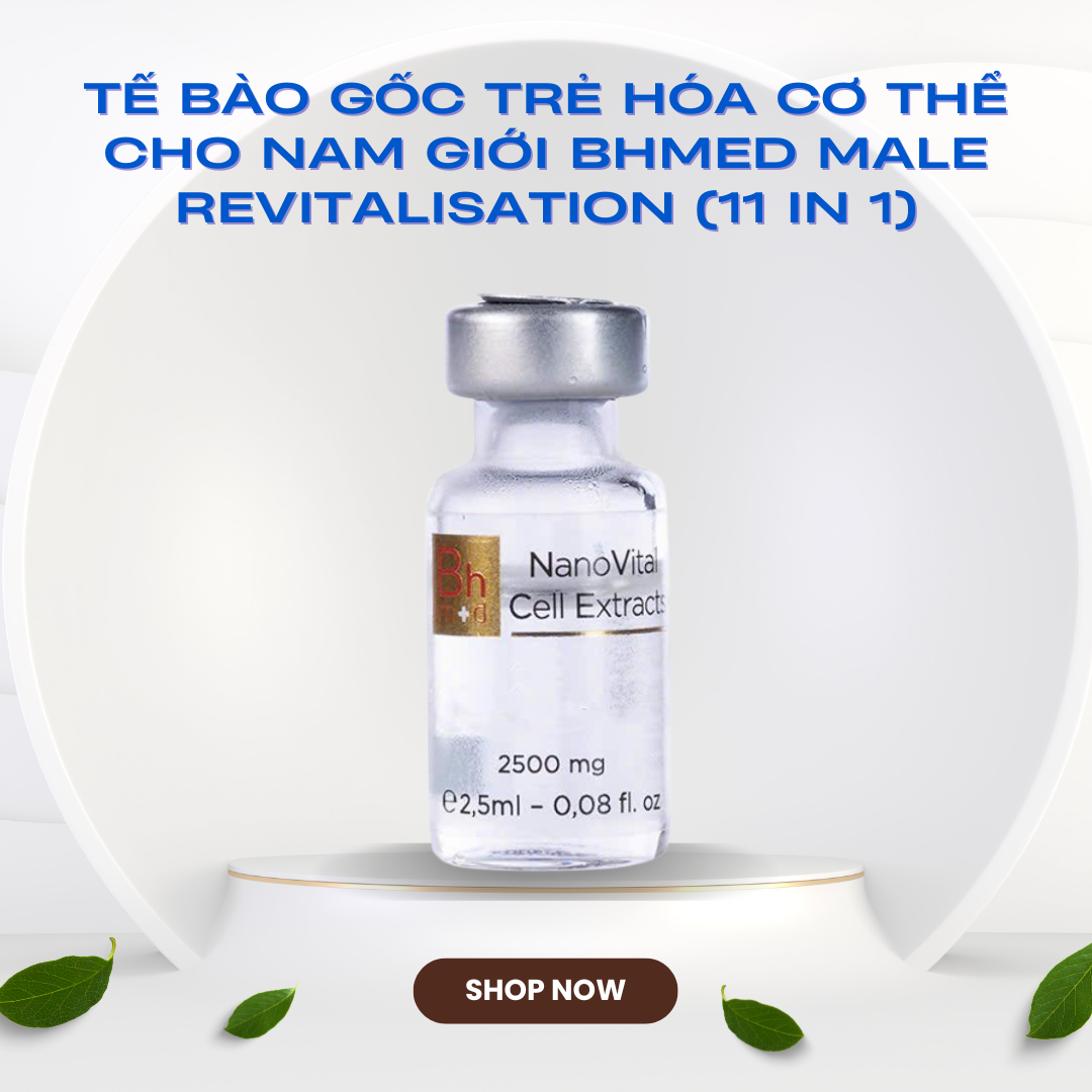 Tế bào gốc trẻ hóa cơ thể cho nam giới Bhmed MALE Revitalisation (11 in 1)