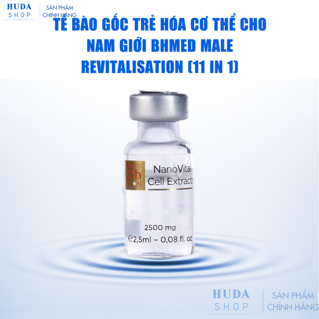 Tế bào gốc trẻ hóa cơ thể cho nam giới Bhmed MALE Revitalisation (11 in 1)