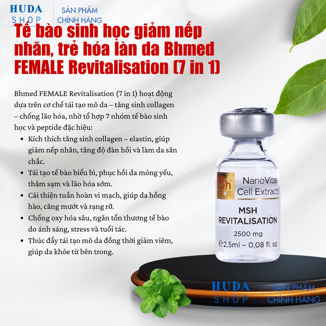 Tế bào sinh học giảm nếp nhăn, trẻ hóa làn da Bhmed FEMALE Revitalisation (7 in 1)