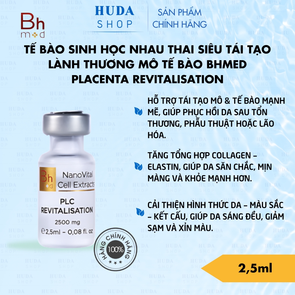 Tế bào sinh học siêu phục hồi & làm sáng da Bhmed SKIN REVITALISATION (1 ống)