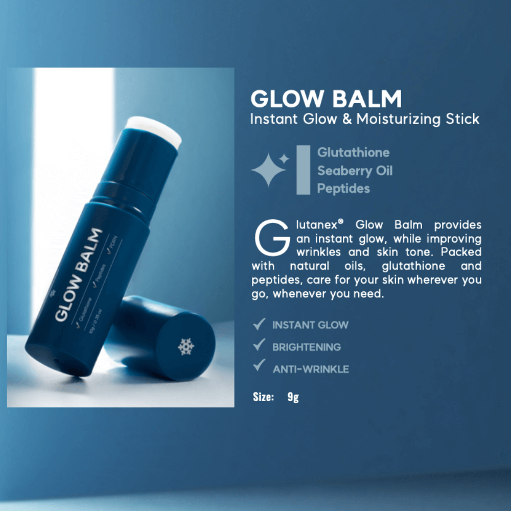 Thanh Sáp Dưỡng Glutanex Glow Balm 9g: Cấp Ẩm & Căng Bóng Da