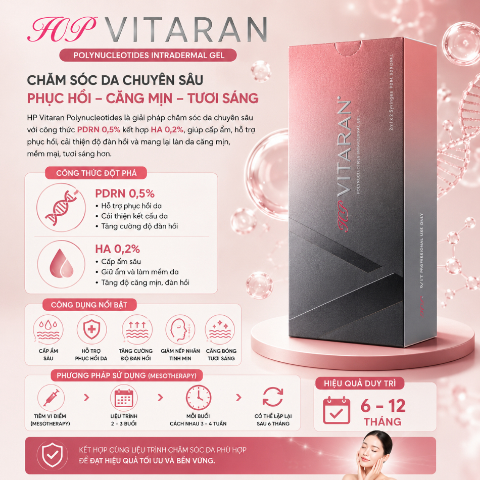 Tinh Chất Cấp Ẩm, Căng Bóng Và Cải Thiện Độ Đàn Hồi Cho Da HP Vitaran