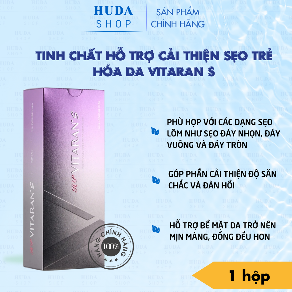 Tinh Chất Chăm Sóc Da Chuyên Sâu, Cải Thiện Sẹo Lõm HP Vitaran S 2ml