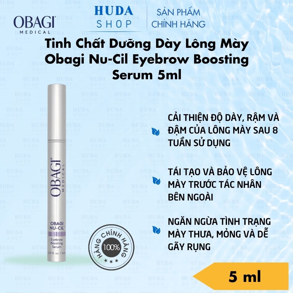 Tinh Chất Dưỡng Dày Lông Mày Obagi Nu-Cil Eyebrow Boosting Serum 5ml