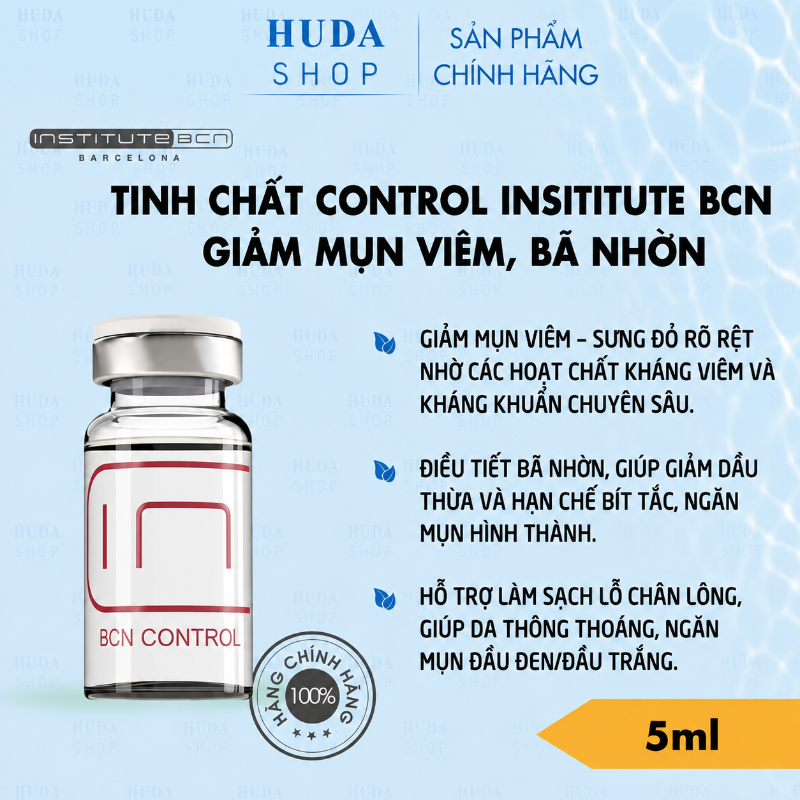 Tinh Chất Hỗ Trợ Giảm Mụn Viêm, Kiểm Soát Bã Nhờn Control Institute BCN Chính Hãng