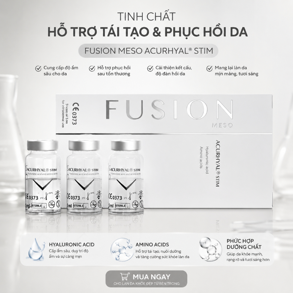 Tinh Chất Hỗ Trợ Tái Tạo Và Phục Hồi Da Fusion Meso Acurhyal® Stim 5ml