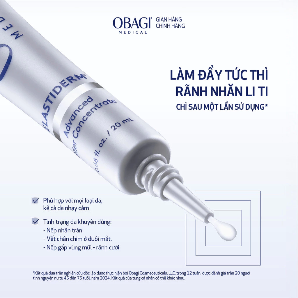 Tinh Chất Làm Mờ Nếp Nhăn Obagi ELASTIderm® Advanced Filler Concentrate 20ml