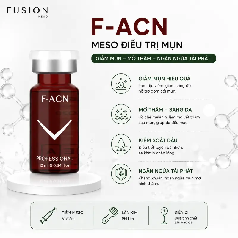Tinh Chất Meso Fusion F - ACN Giảm mụn