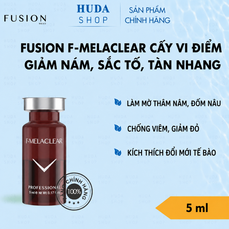 Tinh Chất Meso Hỗ Trợ Giảm Nám, Thâm Sạm Và Tăng Sắc Tố Fusion F-Melaclear 10ml