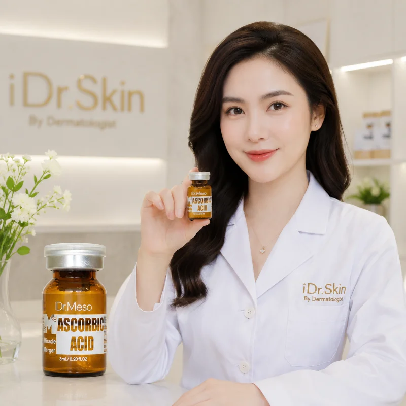 Tinh Chất Meso Hỗ Trợ Mờ Nám Ascorbic 20% iDr.Skin iDr.Meso Miracle Merger