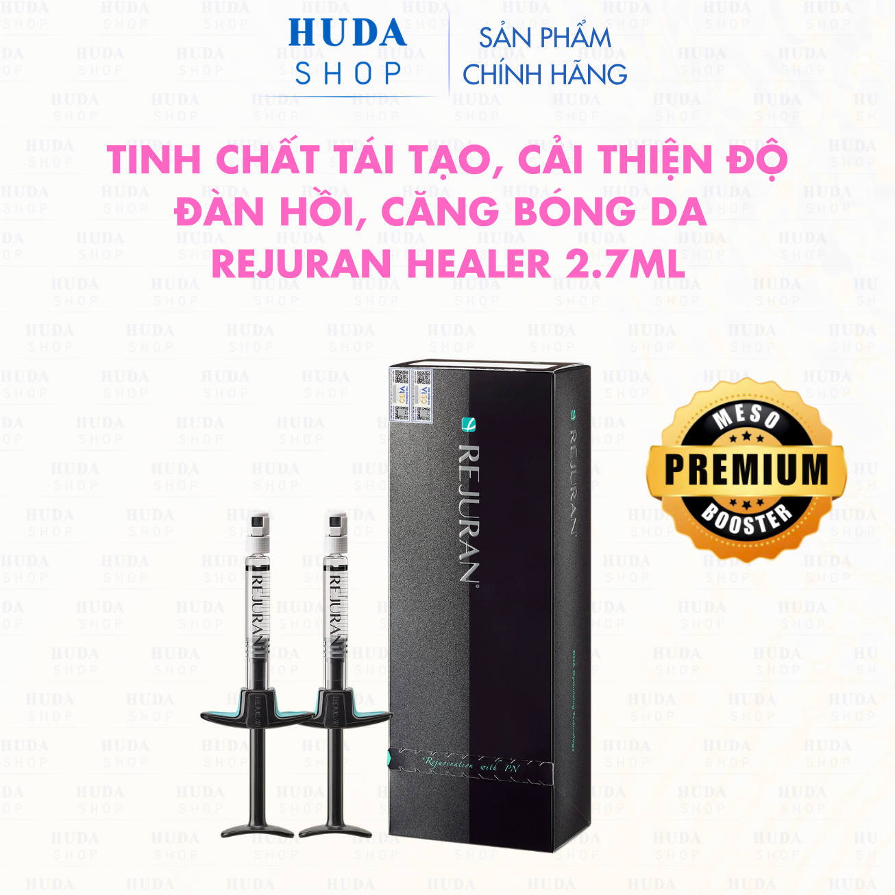 Tinh Chất Tái Tạo, Cải Thiện Độ Đàn Hồi Và Căng Bóng Da Rejuran Healer 2.7ml
