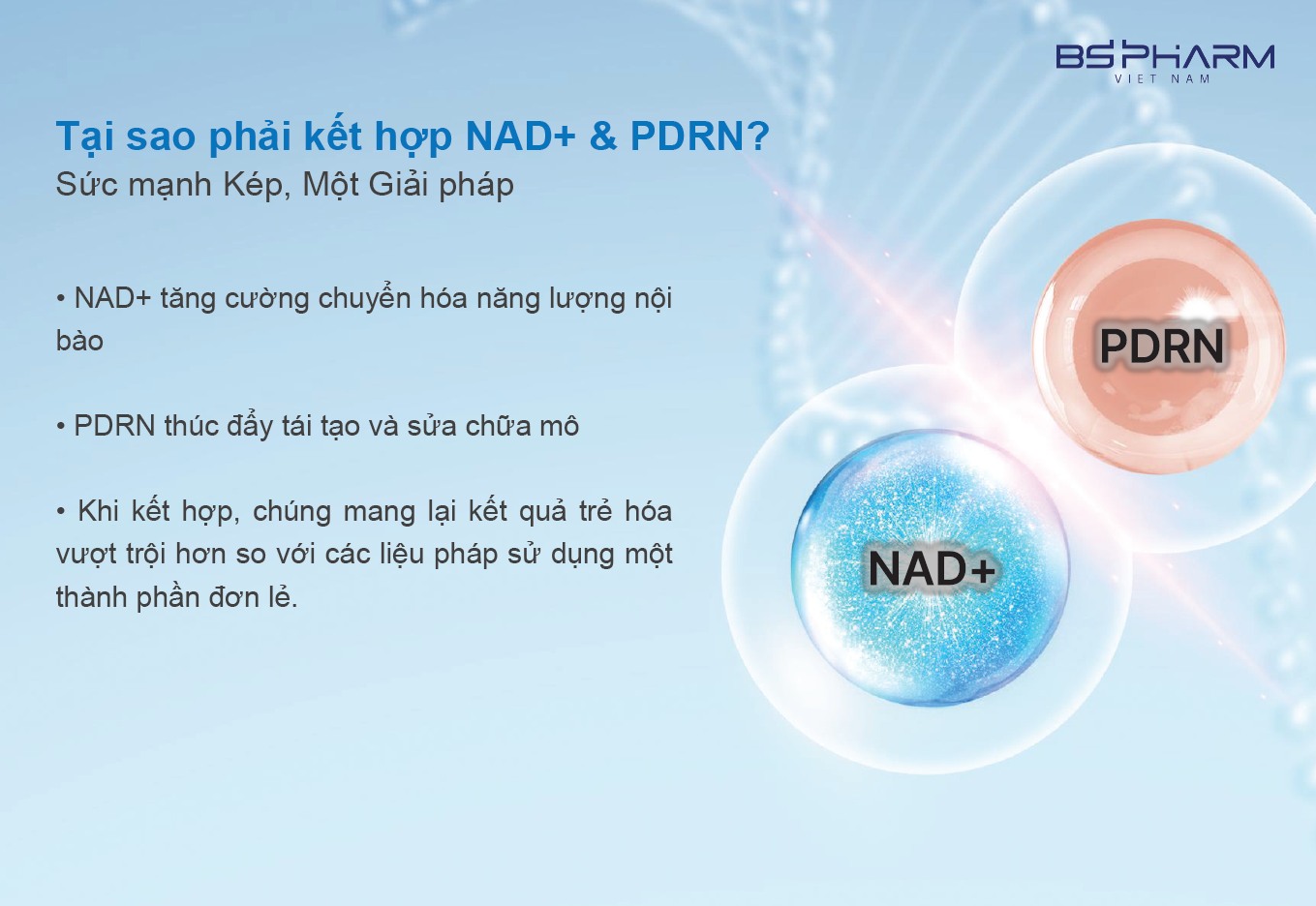 Tinh Chất Tiêm Trẻ Hóa NA:DRN: Chuẩn Mực Tái Tạo Da Sinh Học Từ Hệ Kép NAD+ Và PDRN