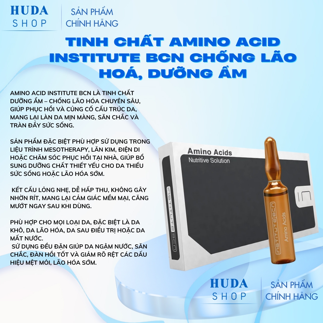 Tinh chất Amino Acid Insititute BCN chống lão hoá, dưỡng ẩm