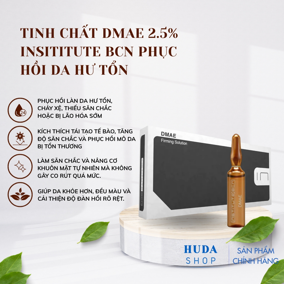 Tinh chất Dmae 2.5% Insititute BCN phục hồi da hư tổn