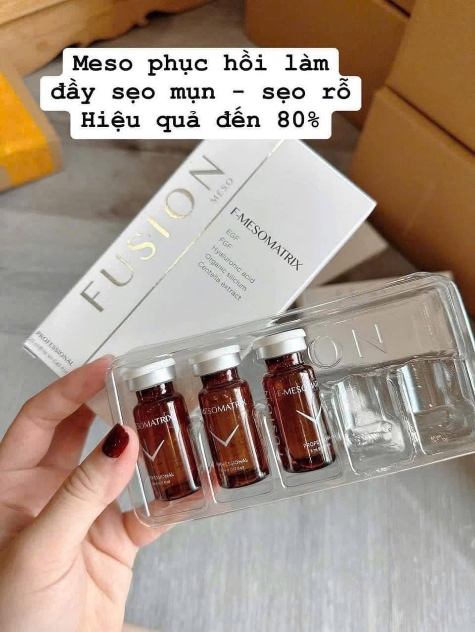 Tinh chất Fusion F-Meso Matrix điều trị đầy sẹo lõm, sẹo rỗ