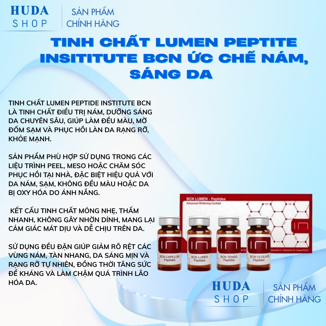 Tinh chất Lumen Peptite Insititute BCN ức chế nám, sáng da