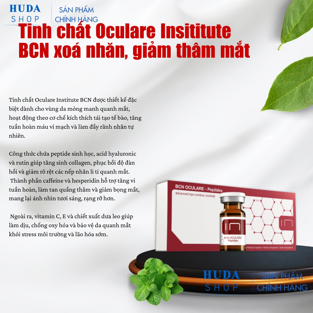 Tinh chất Oculare Insititute BCN xoá nhăn, giảm thâm mắt