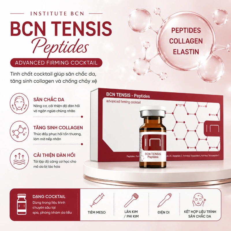 Tinh chất Tensis Peptite Insititute BCN săn chắc da, tăng sinh collagen