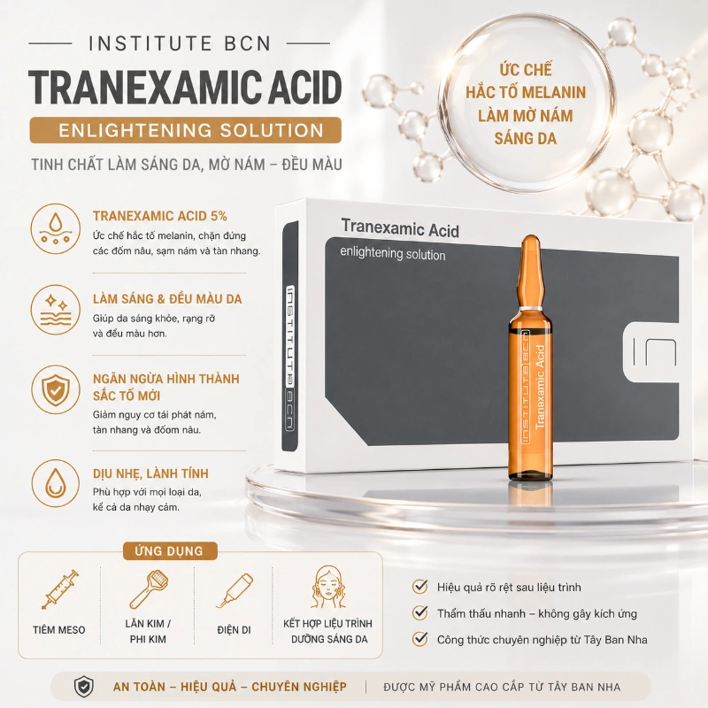 Tinh chất Tranexamic Acid Insititute BCN sáng da, mờ nám