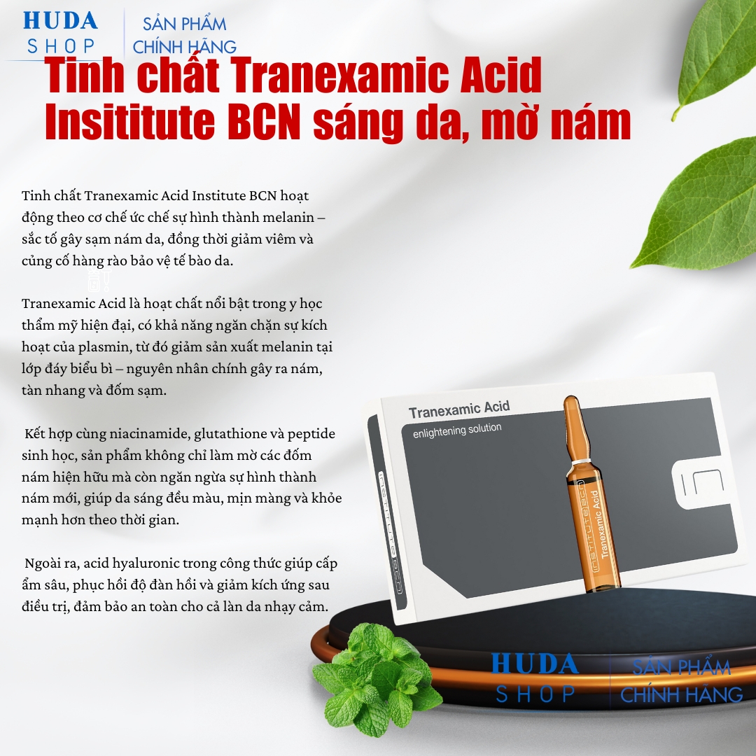 Tinh chất Tranexamic Acid Insititute BCN sáng da, mờ nám