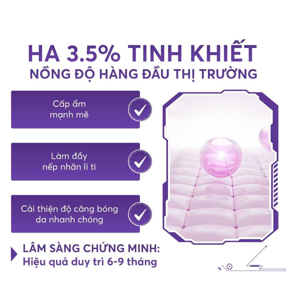 Dung dịch cấp ẩm chuyên sâu căng bóng da Préime DermaCeuticals HA 3.5 Dual Hydrating Solution