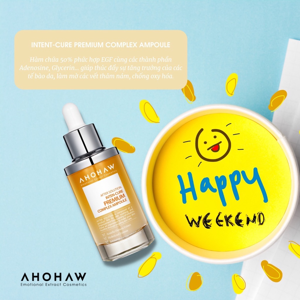 Tinh chất chống lão hóa cải thiện nếp nhăn Ahohwa After Solution Inten-Cure Premium Complex Ampoule