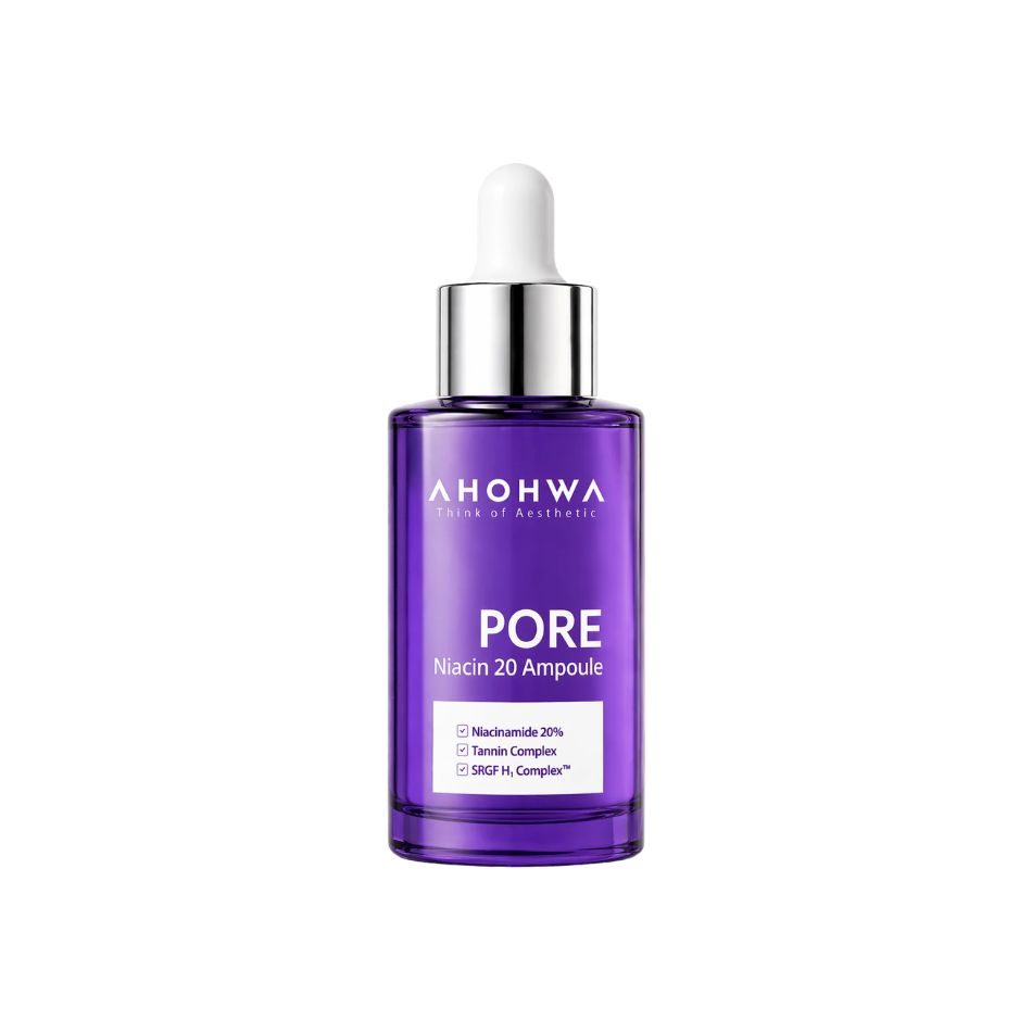Tinh chất dưỡng trắng se khít lỗ chân lông Ahohwa Pore Niacin 20 Ampoule