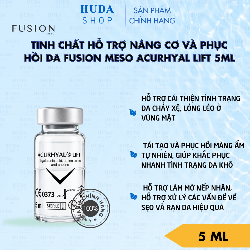 Tinh chất hỗ trợ nâng cơ và phục hồi da Fusion Meso Acurhyal Lift 5ml