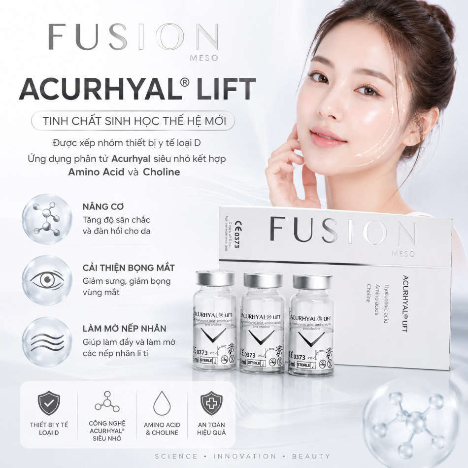 Tinh chất hỗ trợ nâng cơ và phục hồi da Fusion Meso Acurhyal Lift 5ml