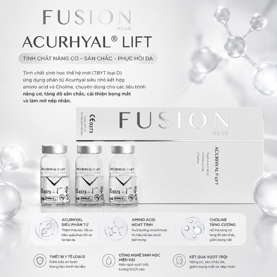 Tinh chất hỗ trợ nâng cơ và phục hồi da Fusion Meso Acurhyal Lift 5ml