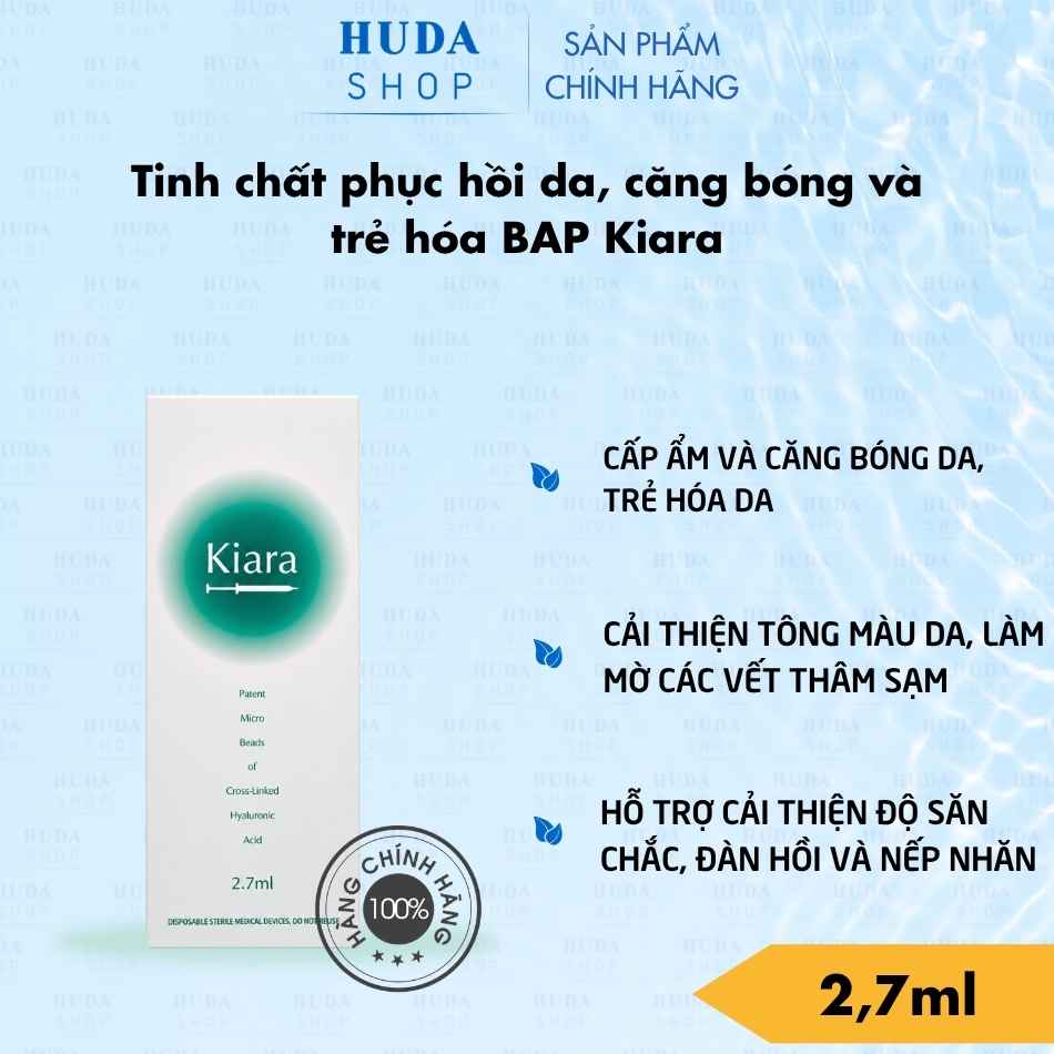 Tinh chất phục hồi da, căng bóng và trẻ hóa BAP Kiara