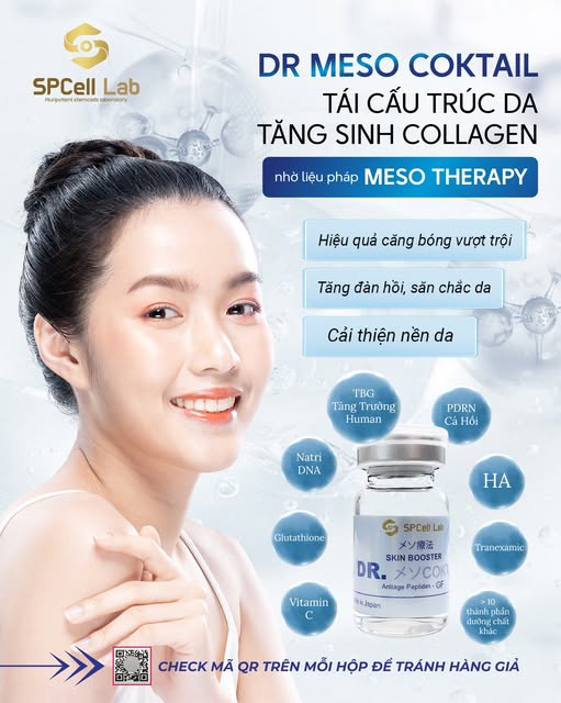 Tinh chất phục hồi, giảm thâm nám và trẻ hóa da SP Cell Lab Skin Booster DR. Meso Coktail