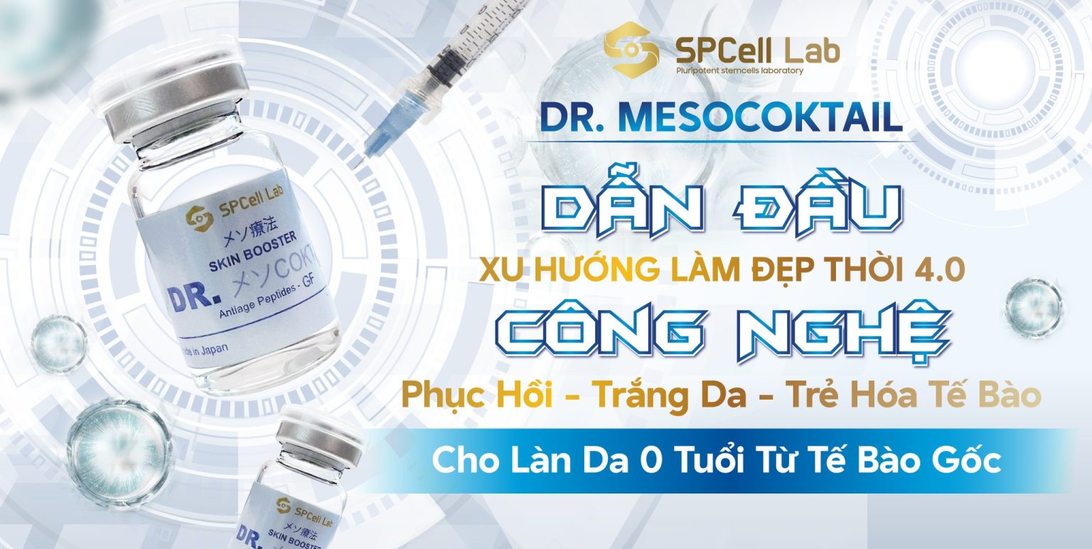 Tinh chất phục hồi, giảm thâm nám và trẻ hóa da SP Cell Lab Skin Booster DR. Meso Coktail