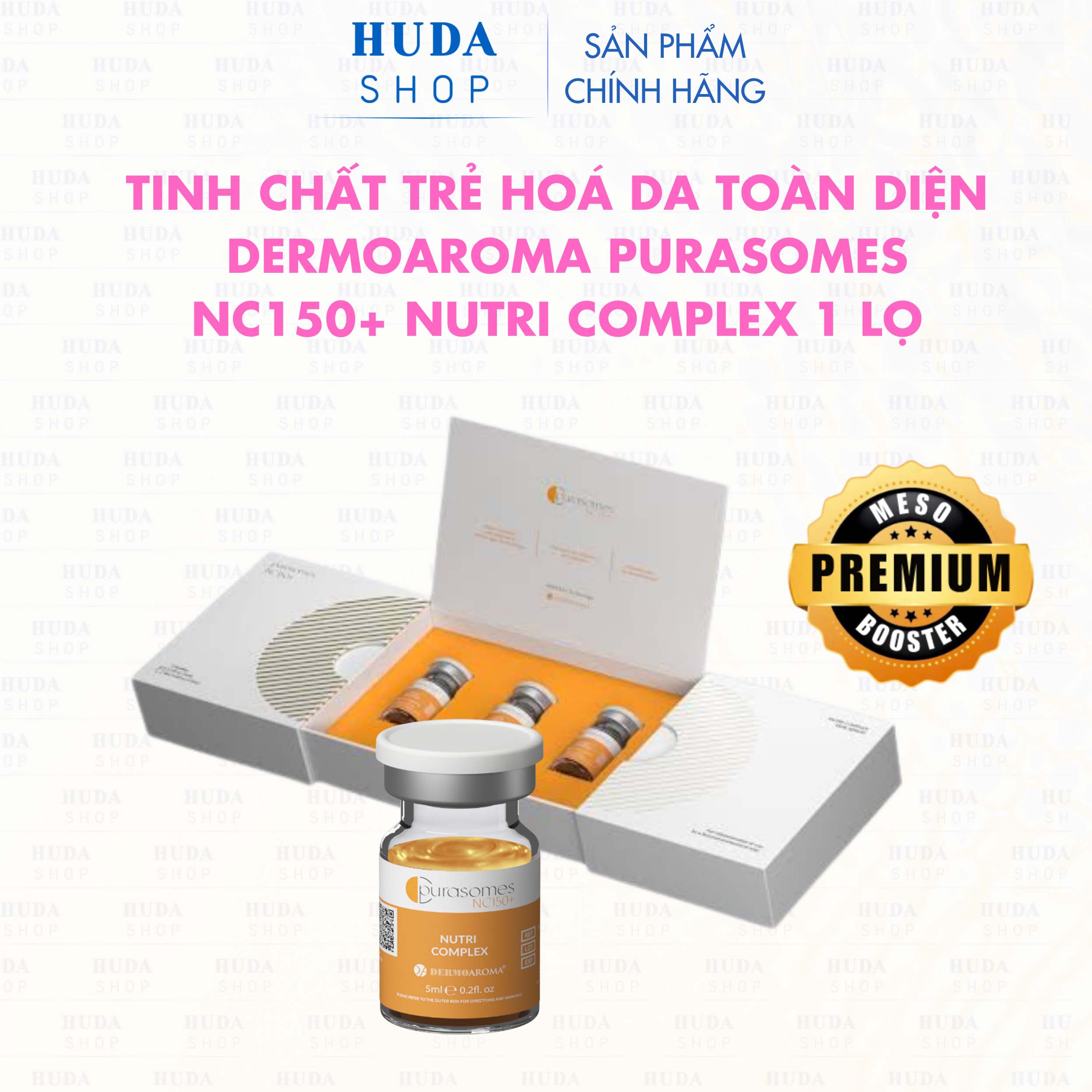 Tinh chất phục hồi tái tạo sửa chữa da toàn diện Dermoaroma Purasomes NC150+ Nutri Complex